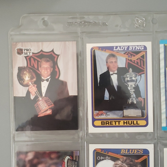 8LOT BRETT HULL CARDS - Picture 2 of 5